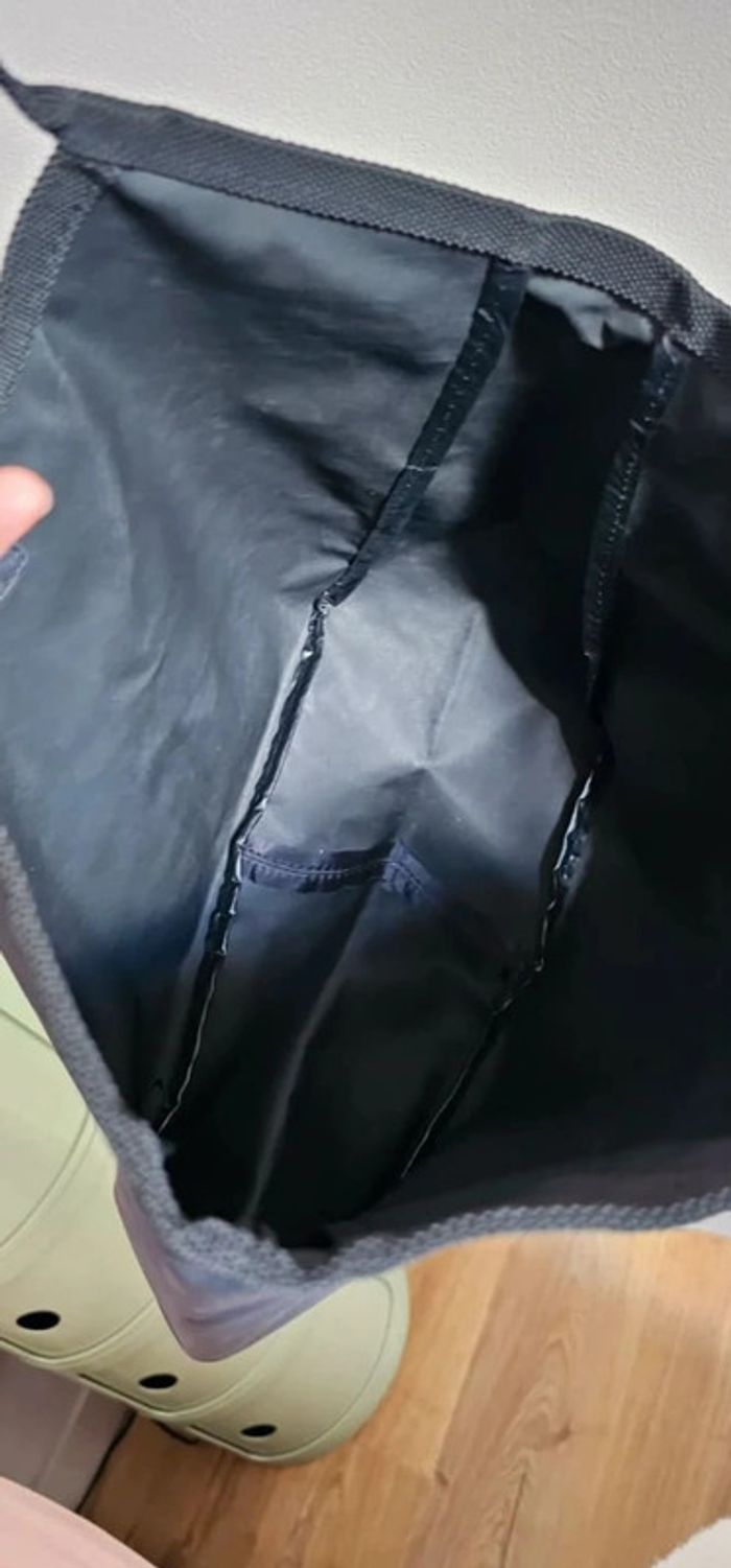 Sac Vintage Agnès.B noir cabas - photo numéro 5