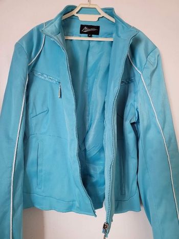 Veste bleu turquoise