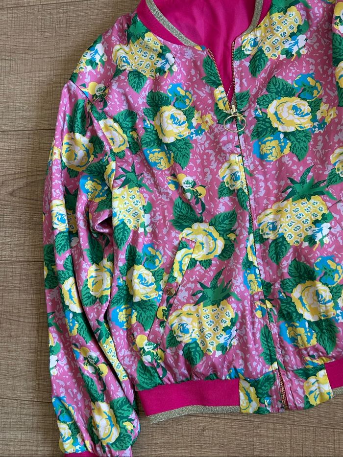 Veste satinée réversible Naf Naf taille 36 jamais portée - photo numéro 10