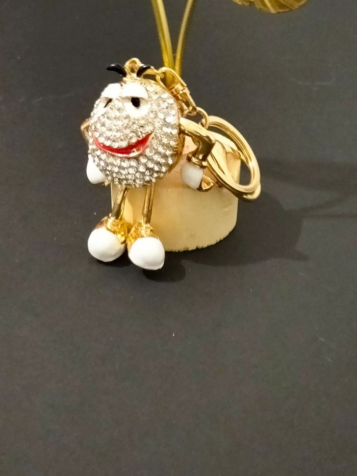 Porte clé bijou de sac M et M's Neuf avec strass - photo numéro 2