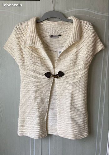 Gilet manches courtes - femme - taille M