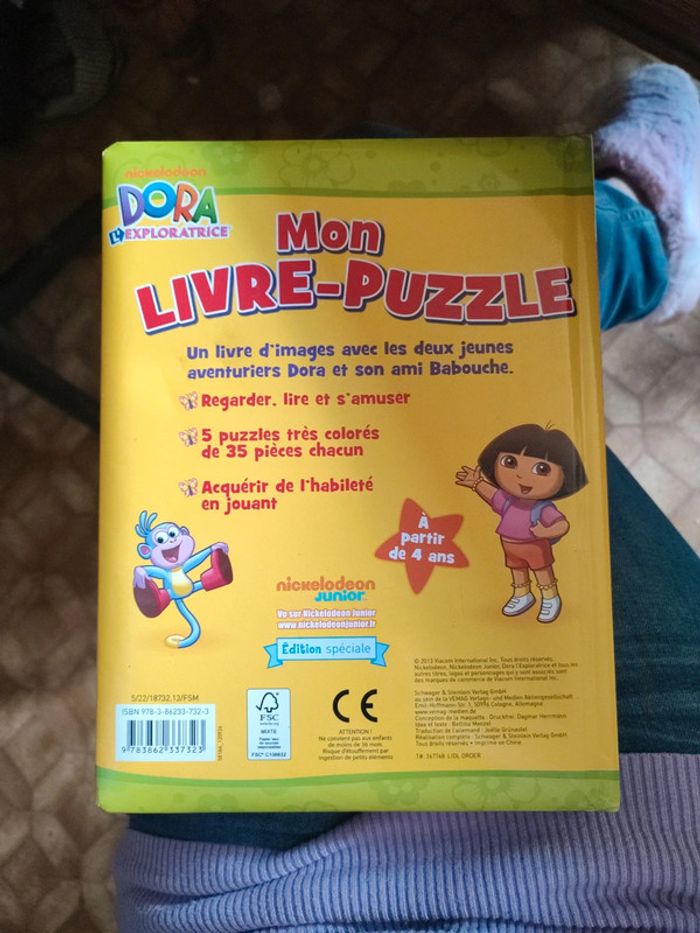Mon livre puzzle Dora - photo numéro 2