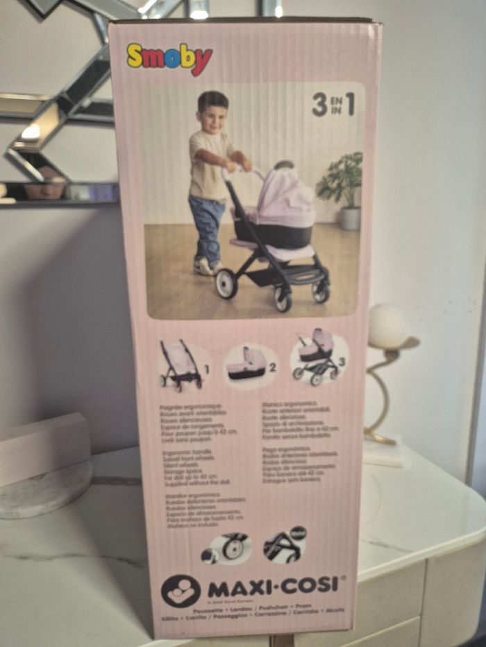 Smoby - Poussette+ Landeau Maxi-Cosi - photo numéro 4