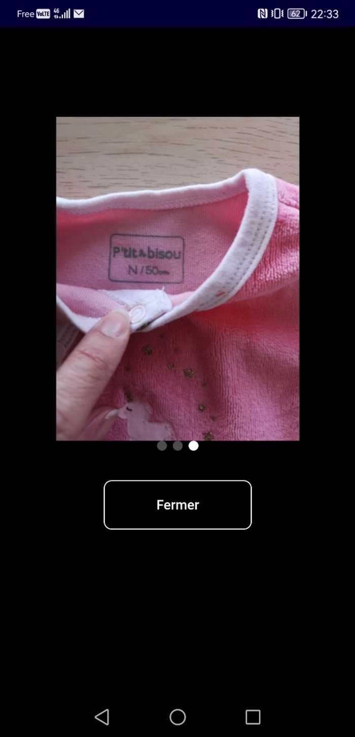 Pyjama licorne - photo numéro 3