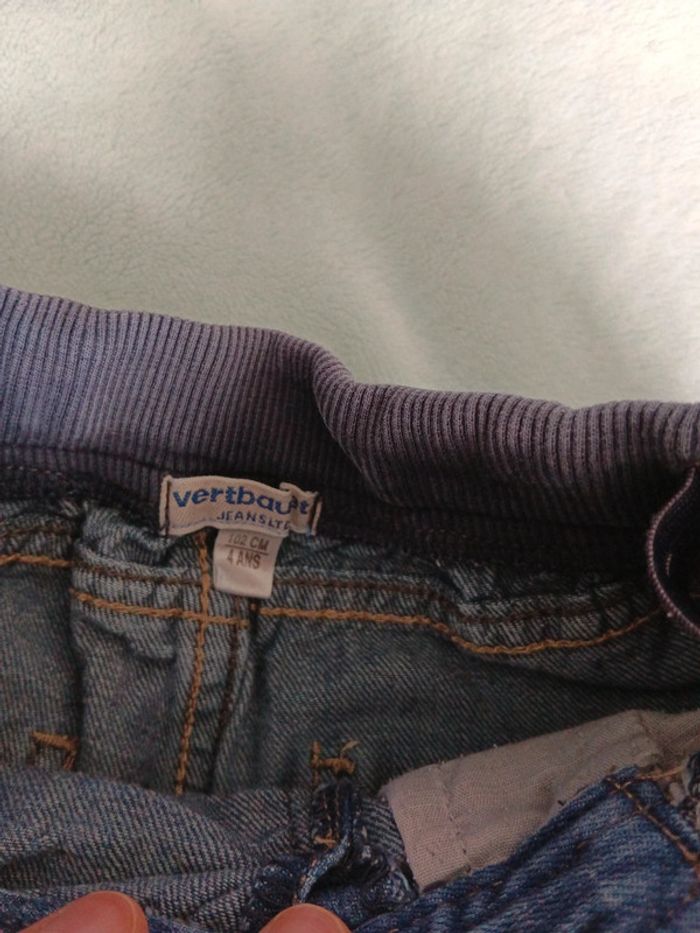 Short en jean Vertbaudet garçon 4 ans - photo numéro 4