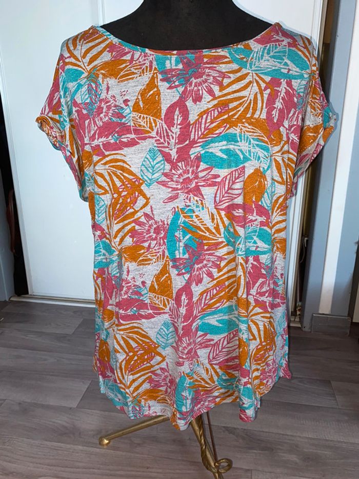 T shirt fleuri