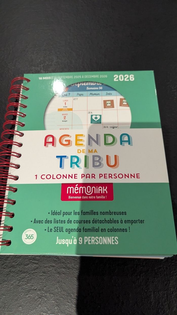 Agenda de ma tribu Memoniak