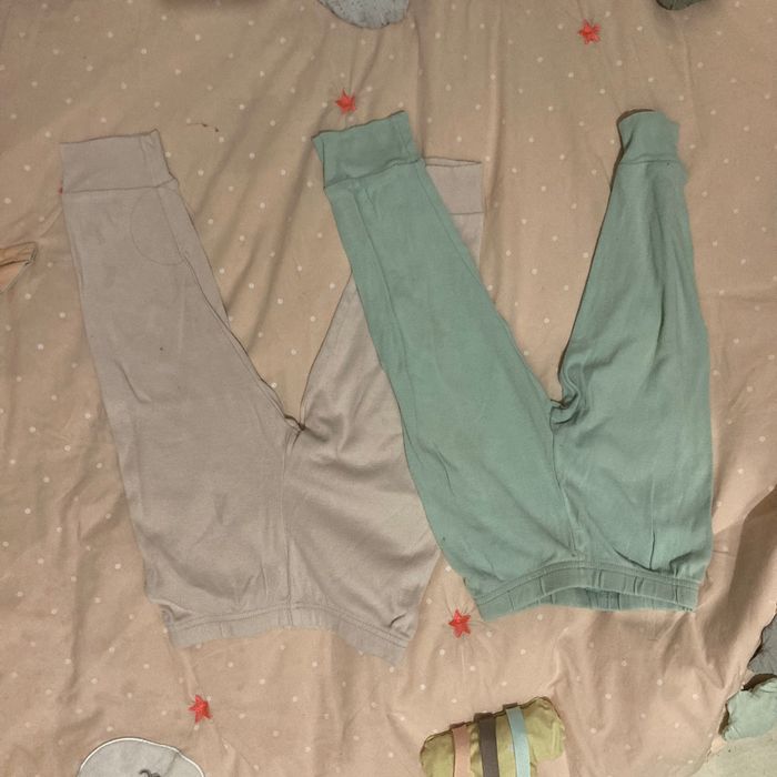 Lot de 2 bas de jogging en coton