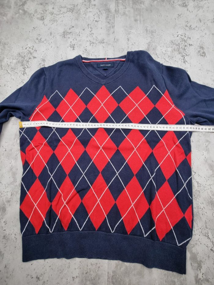 Pull col V Tommy Hilfiger losanges, M Hommes - photo numéro 11