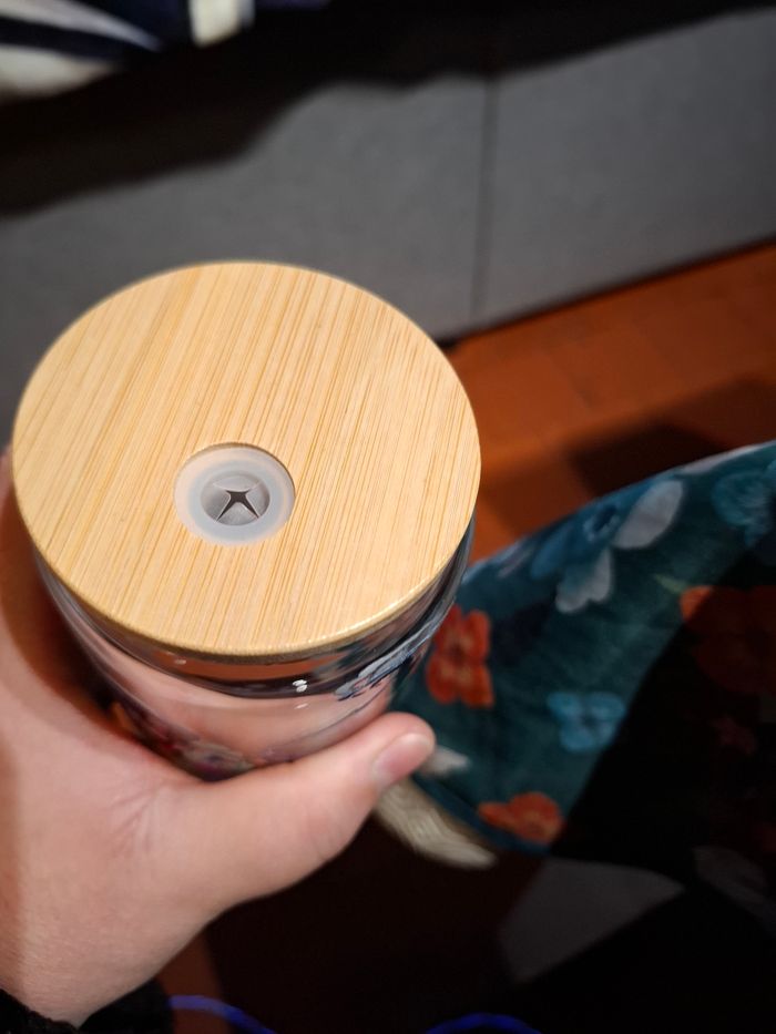 Magnifique Verre Onepiece neuf avec paille en verre - photo numéro 4