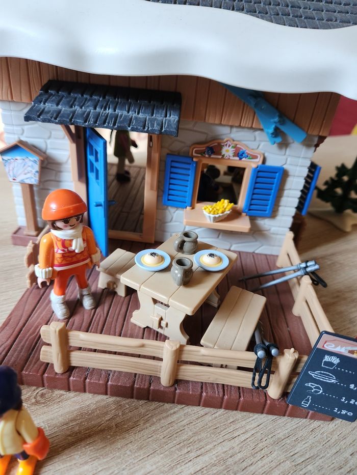 Playmobil 9280 Chalet de ski + boîte & notice – Très bon état - photo numéro 2