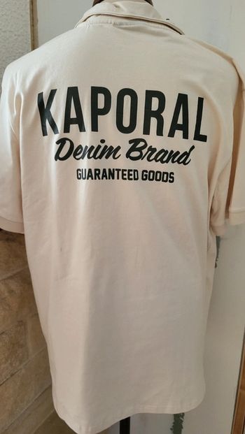Polo neuf crème Kaporal XXL