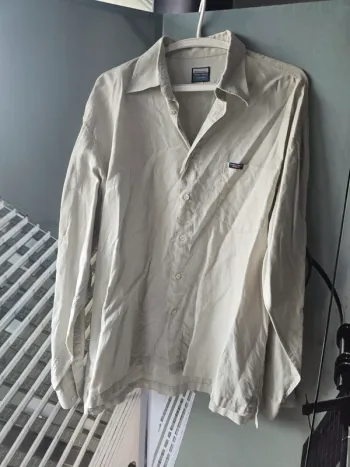 Chemise homme en lin Teddy Smith – Taille L – Beige