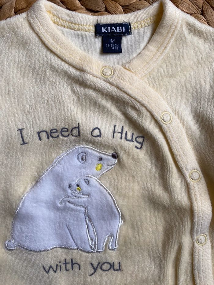 Pyjama jaune ours Kiabi - photo numéro 2