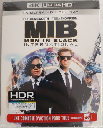👉 4K ULTRA HD + BLU RAY - MIB MEN in BLACK INTERNATIONAL - FILM de CINEMA (401)