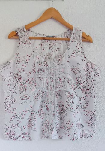 Débardeur "Bleu bonheur" taille 44