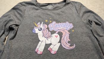 Tee shirt manches longues licorne