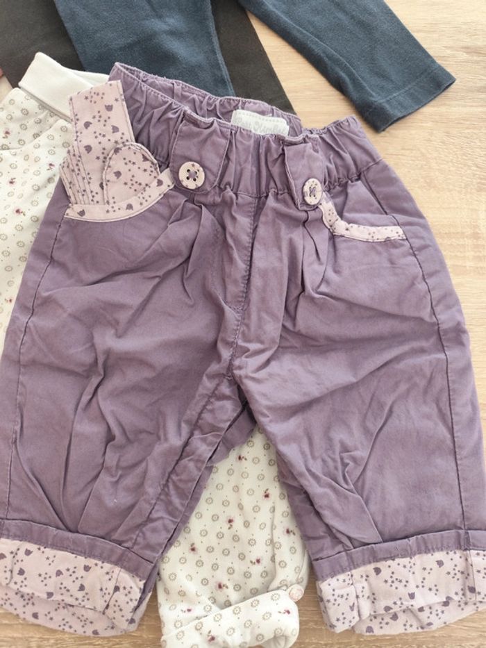 Lot de 6 pantalons fille - photo numéro 2