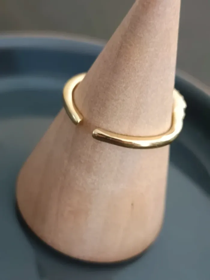 Bague doré ajustable - photo numéro 3