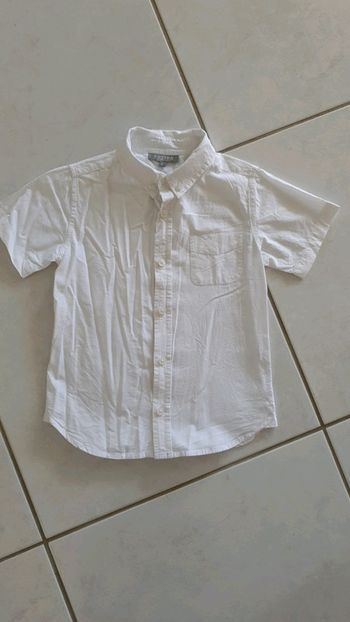 Chemise manches courtes garçon 6 ans v1