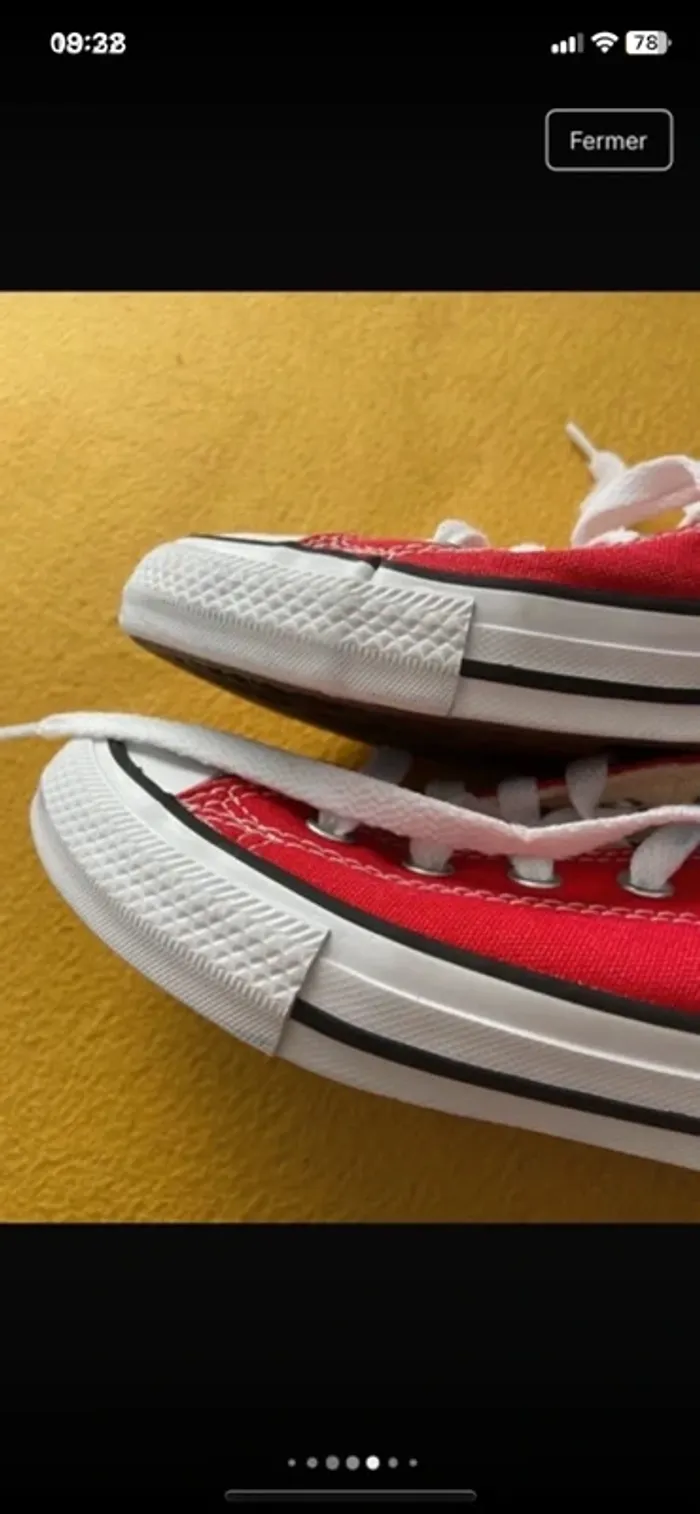 Converse rouge - photo numéro 5