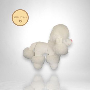 Peluche Chien Caniche blanc Gipsy A710