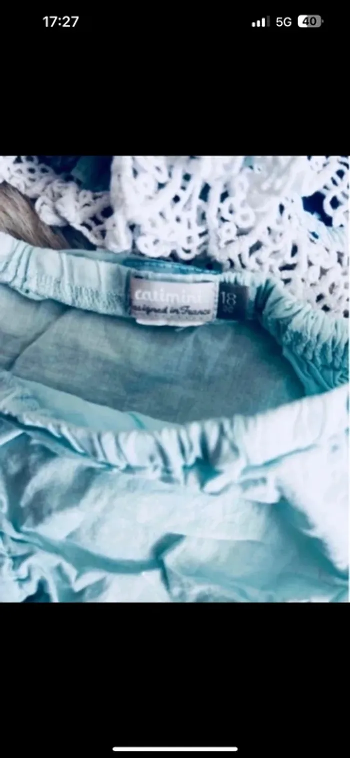Robe bloomer Catimini été taille 12-18mois exellent état - photo numéro 4