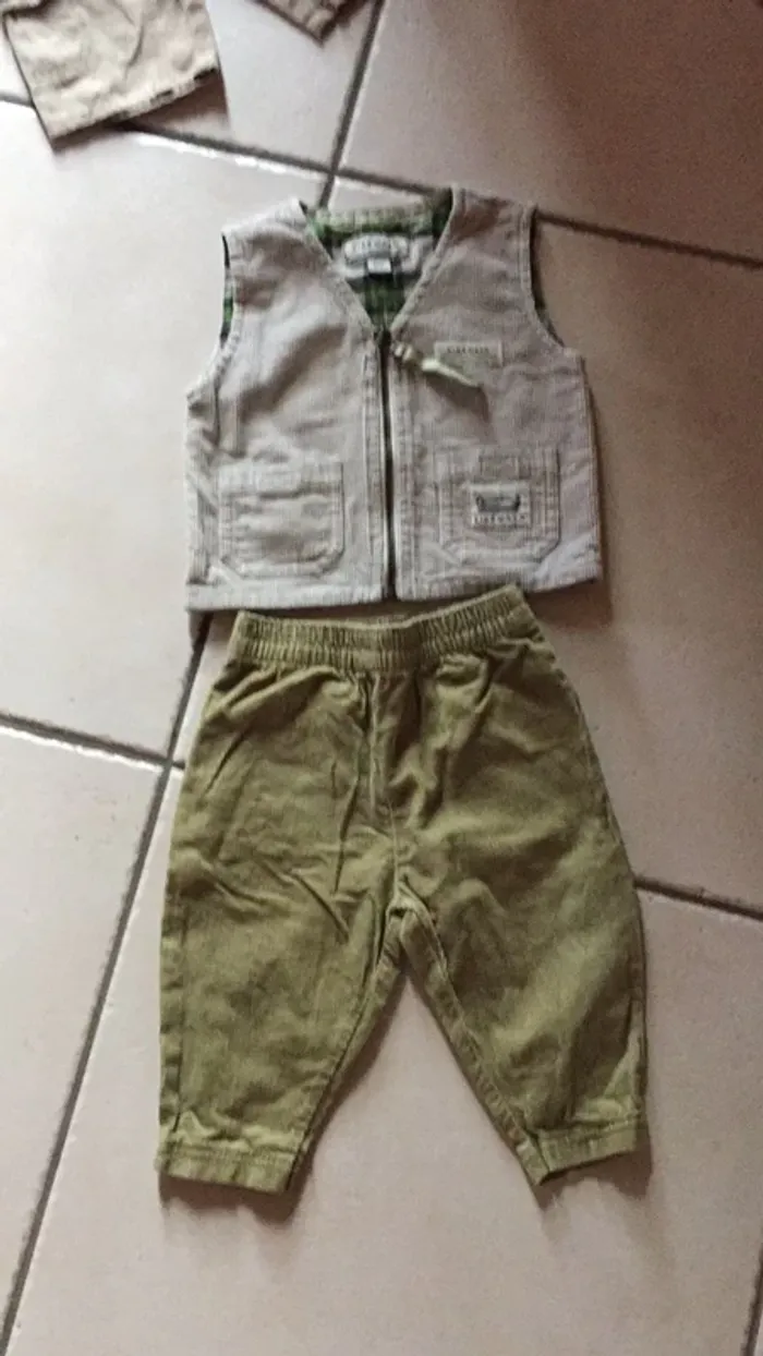 Ensemble velours côtelé Bébé