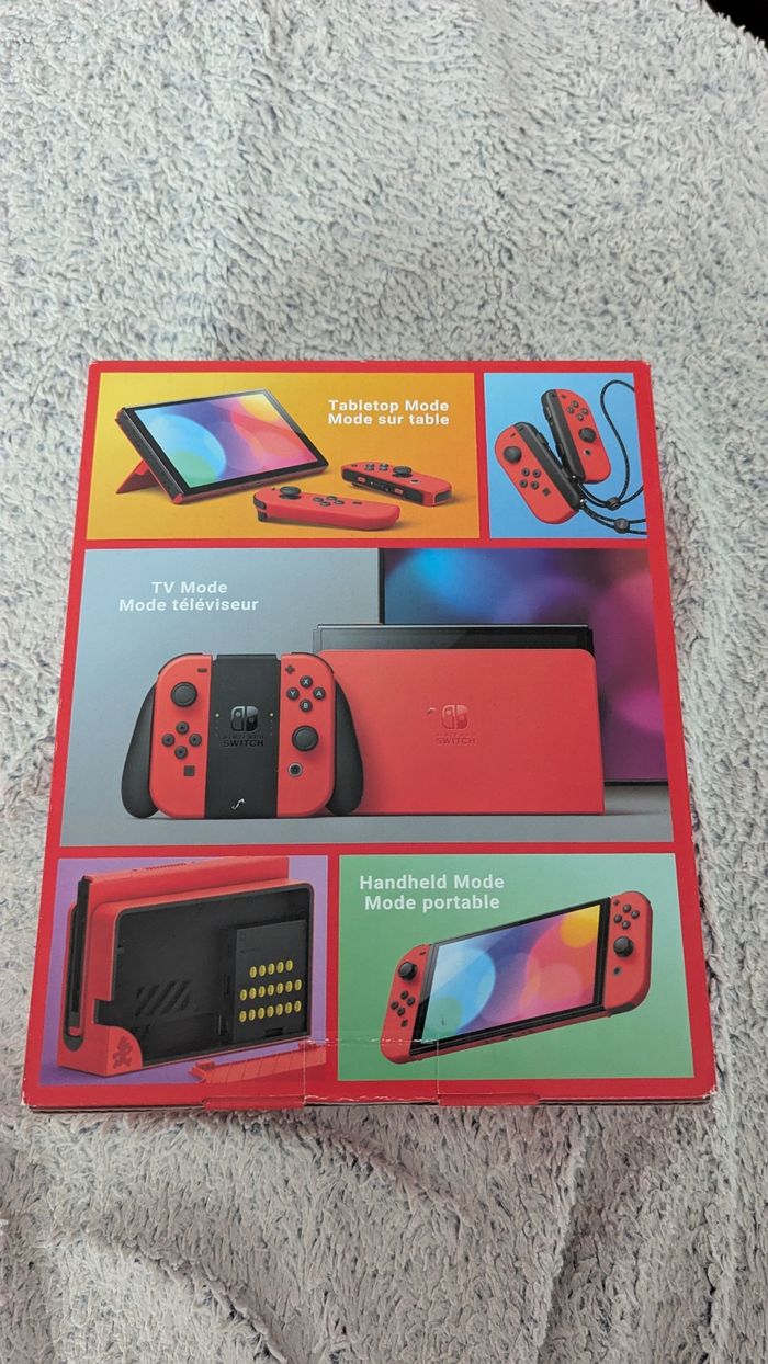 Nintendo Switch oled édition Mario neuve - photo numéro 3