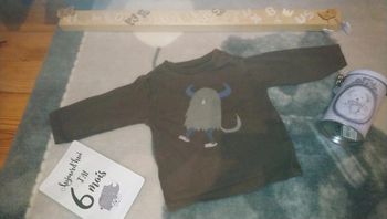 Joli tee shirt bébé garçon 6 mois DPAM