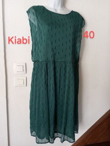 Robe été dos nu mi longue femme 40