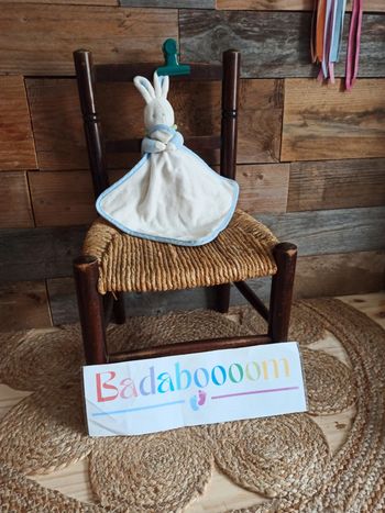 Doudou lapin klorane tbe
