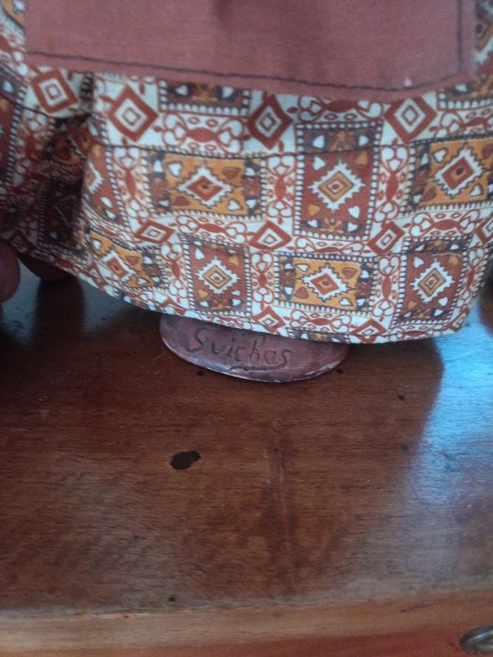 Couple de santons terre cuite Guichas - photo numéro 5