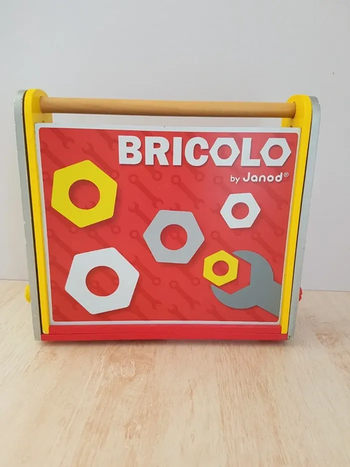 Coffret établi Bricolo de Janod et outils en bois - photo numéro 20