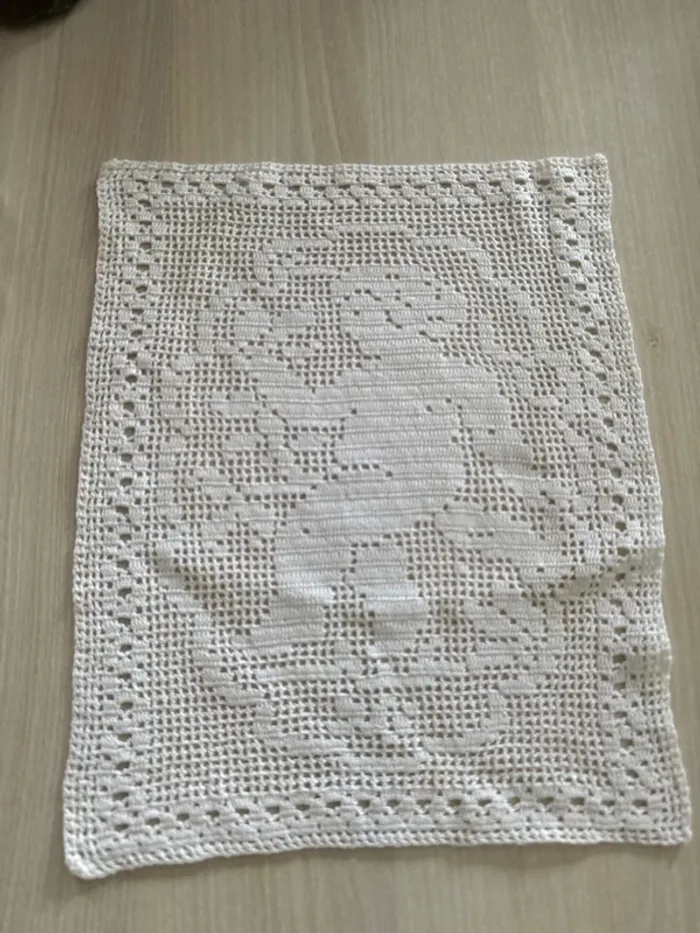Lot 2 napperons crochet fait main - photo numéro 2