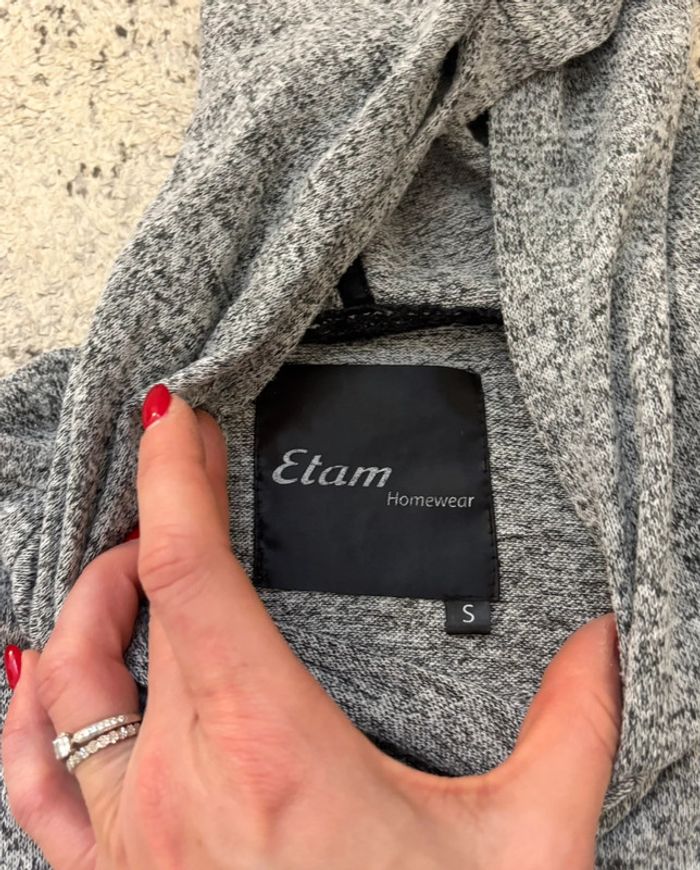 Sweat Gris Etam femme taille S / FR36 / W26 - photo numéro 5