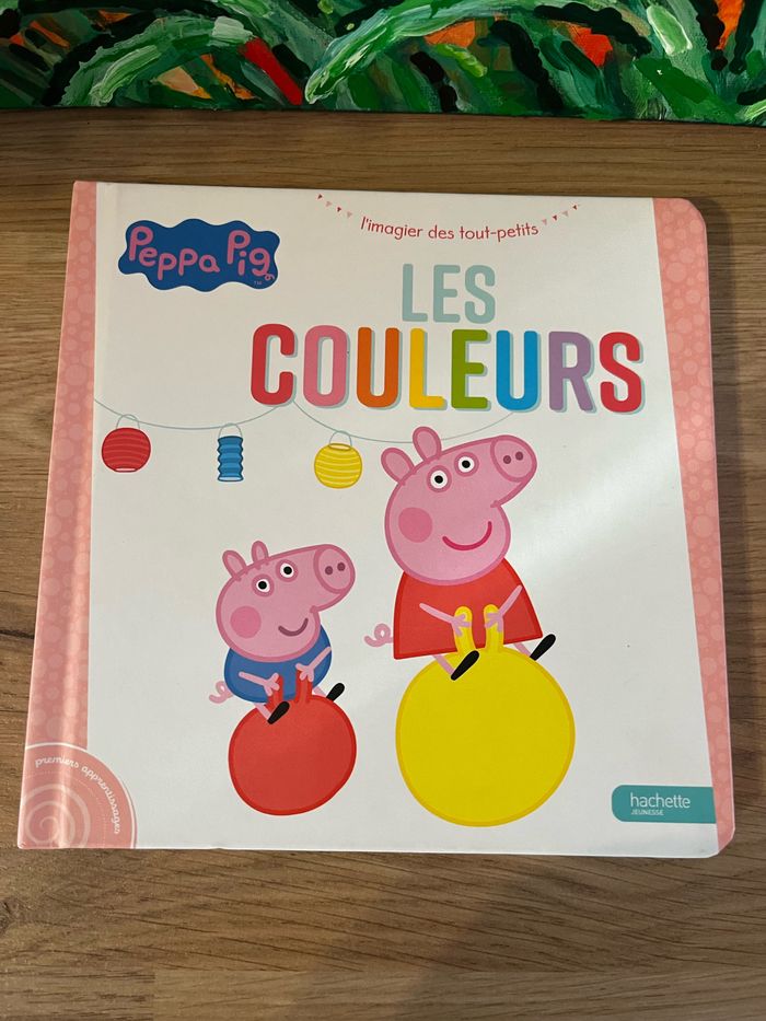 Imagier des couleurs avec Peppa