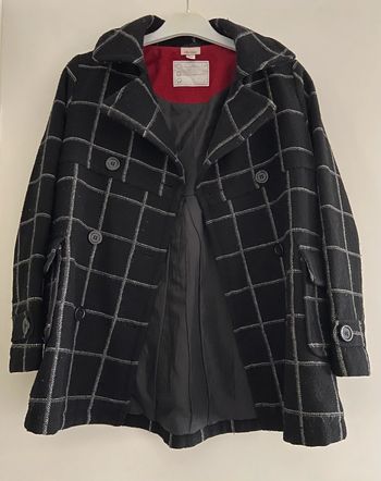 Manteau à carreaux