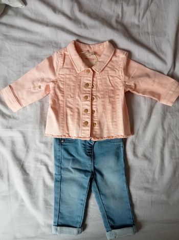 Ensemble fille veste + jean