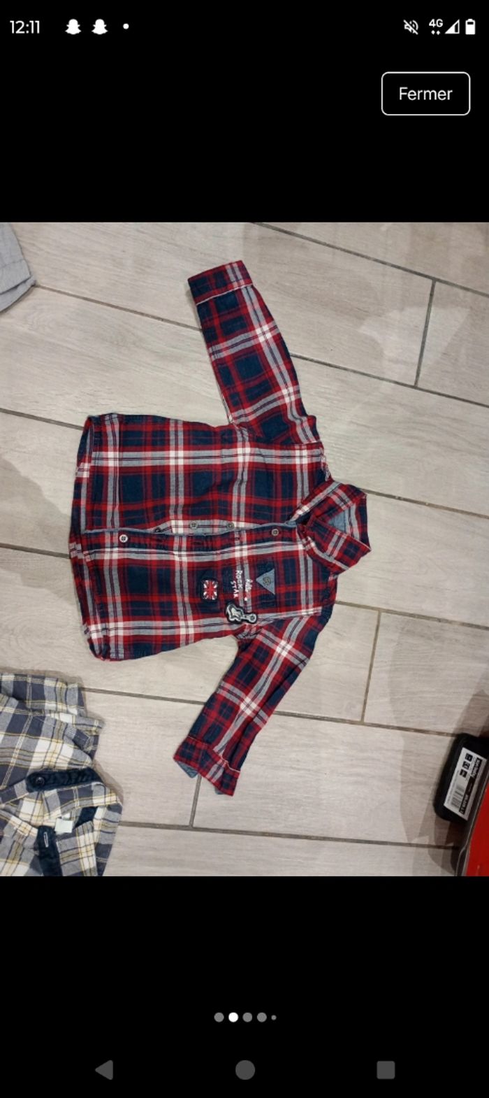 Lot chemise 18 mois - photo numéro 2