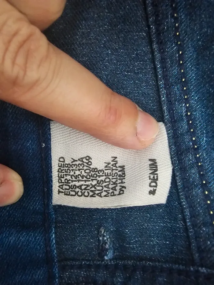 Jean garçon 12 13 ans bleu h&m - photo numéro 5
