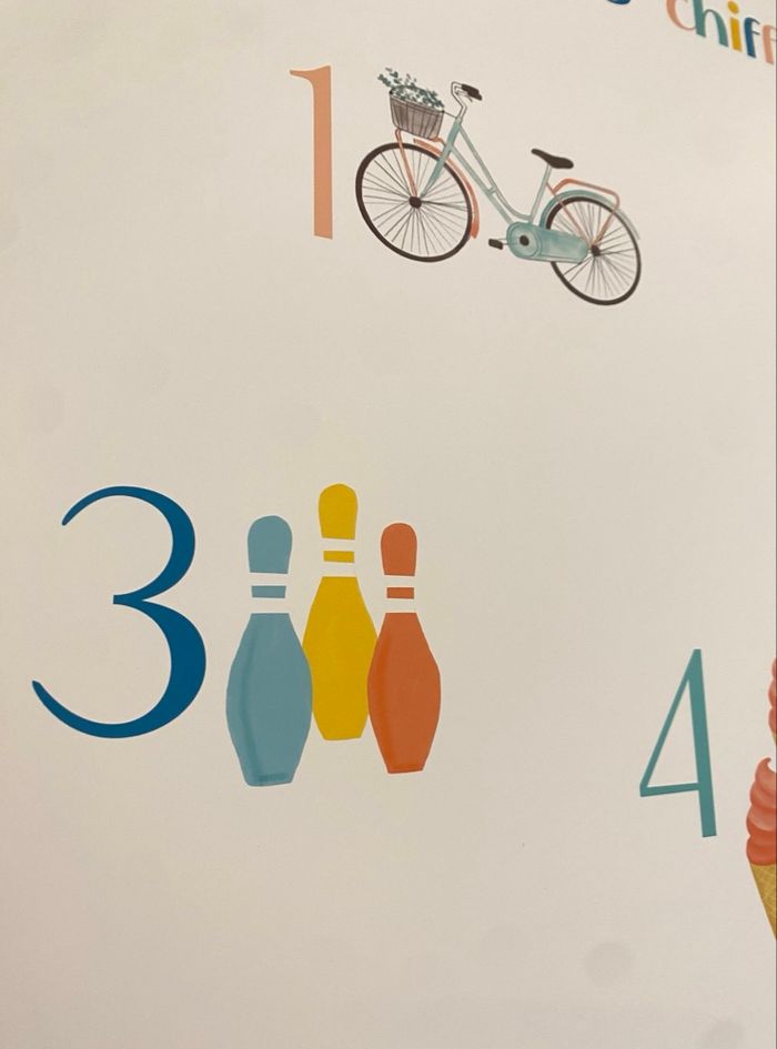 Lot de 2 affiches abécédaire + chiffres - photo numéro 3