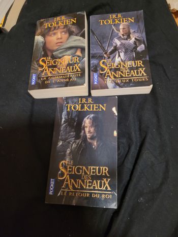 Lot de 3 le seigneur des anneaux