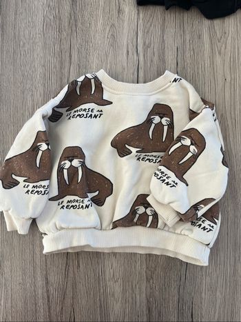 Sweat motif morse 3 ans