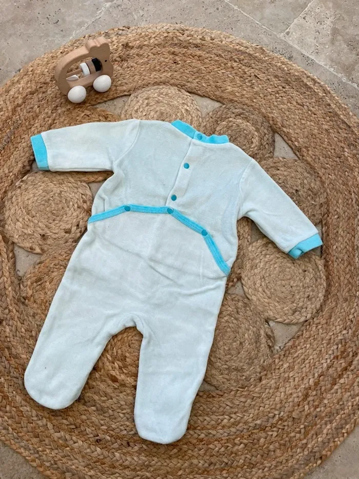 Pyjama velours 3 mois - photo numéro 2