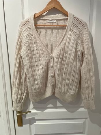 Gilet maille écru promod