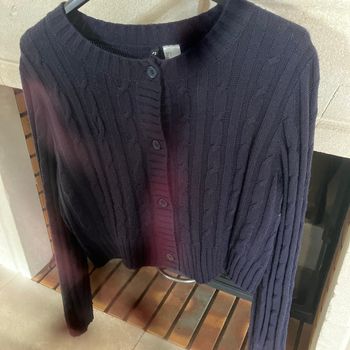Cardigan bleu marine