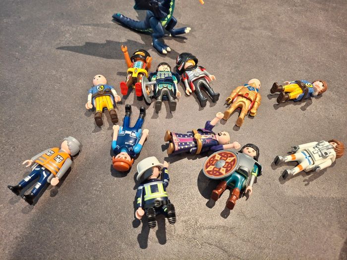 Personnage et dragon playmobil - photo numéro 2