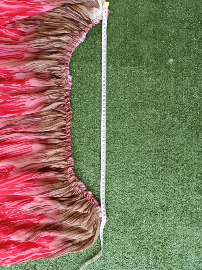 Top fluide transparent coloré taille 46/48 effet tye and dye - photo numéro 4