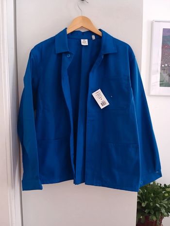 Veste légère vintage bleu de travail bleu Bugatti neuve